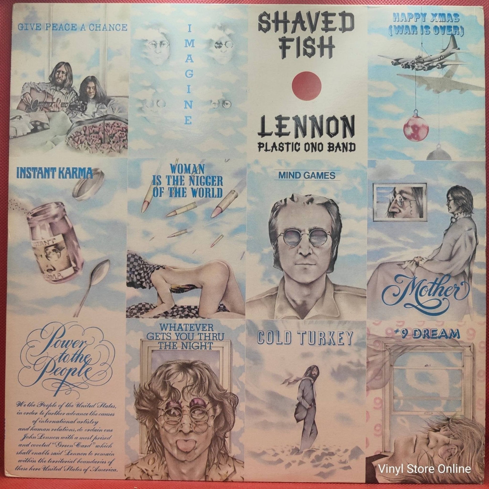 Lennon, Plastic Ono Band ‎– Shaved Fish - Vinyl Store Online