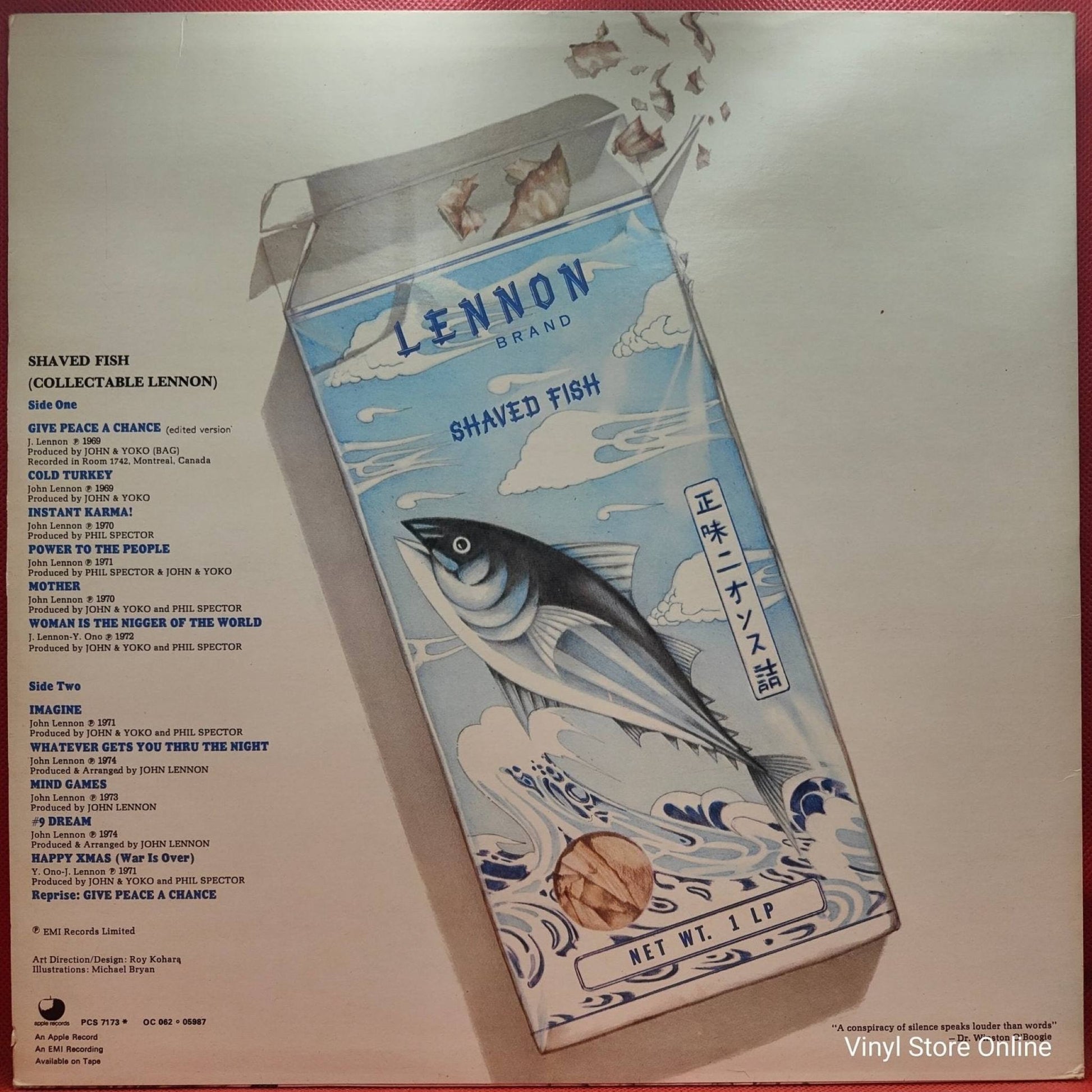 Lennon, Plastic Ono Band ‎– Shaved Fish - Vinyl Store Online