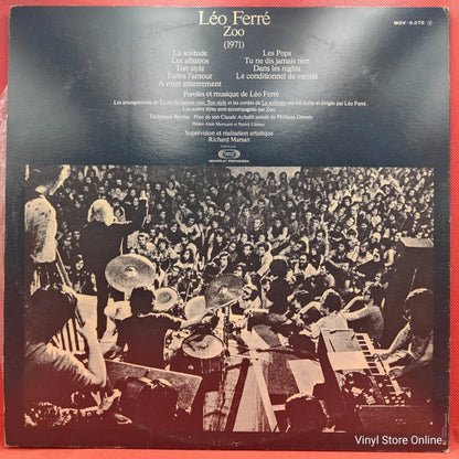 Léo Ferré ‎– La Solitude - Vinyl Store Online