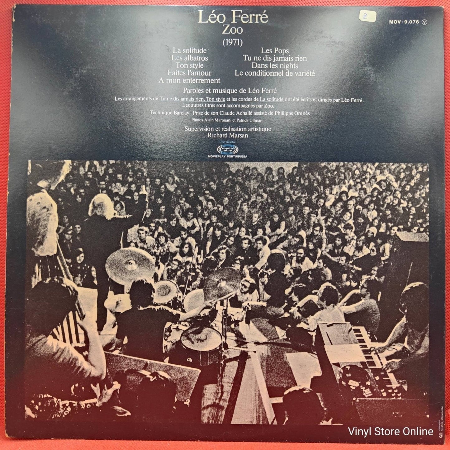Léo Ferré ‎– La Solitude - Vinyl Store Online