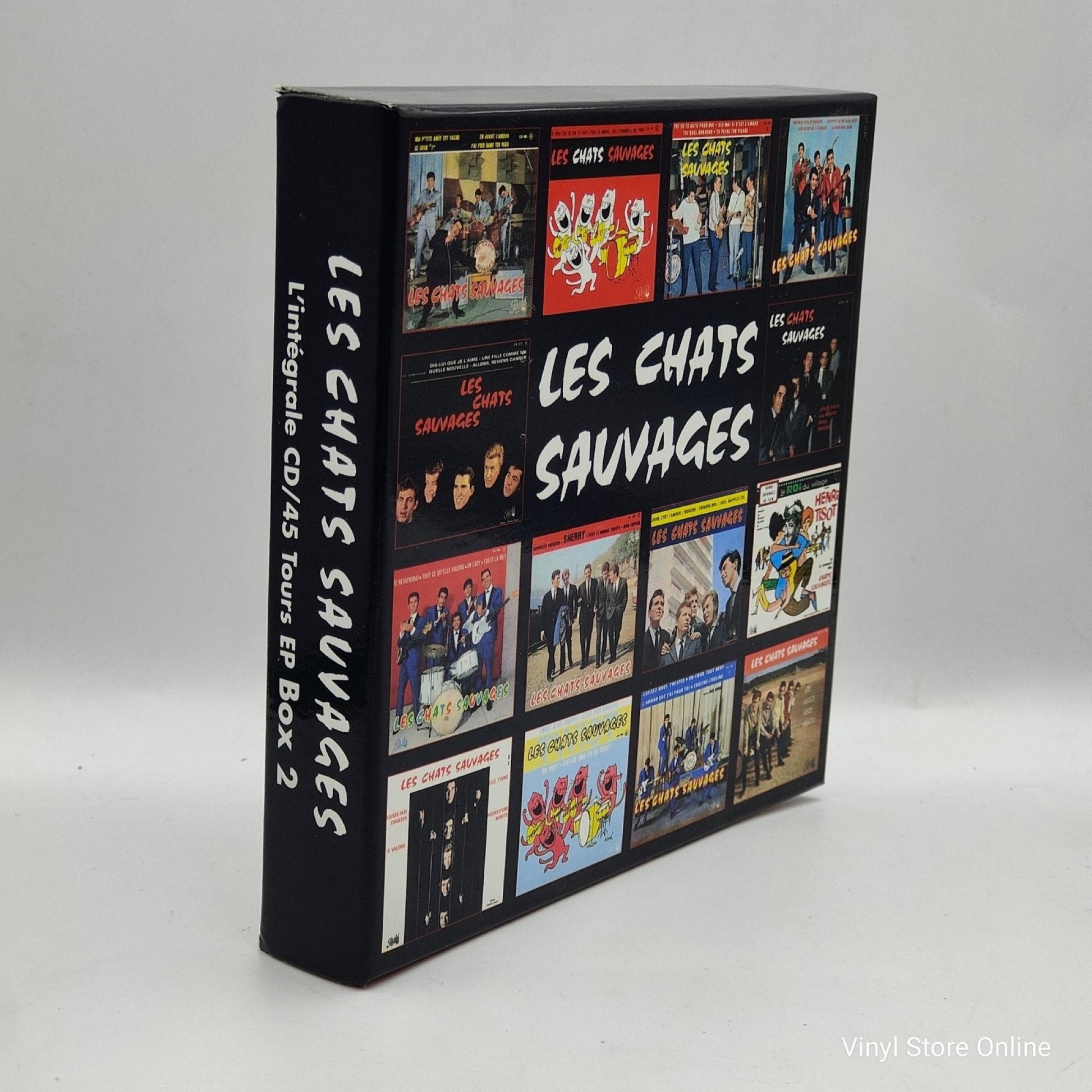 Les Chats Sauvages ‎– L'Intégrale CD/45 Tours EP BOX 2 - Vinyl Store Online