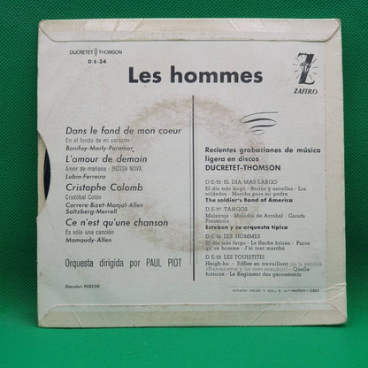 Les Hommes - Cristoph Colomb / Dans Le Fond De Mon Coeur - Vinyl Store Online
