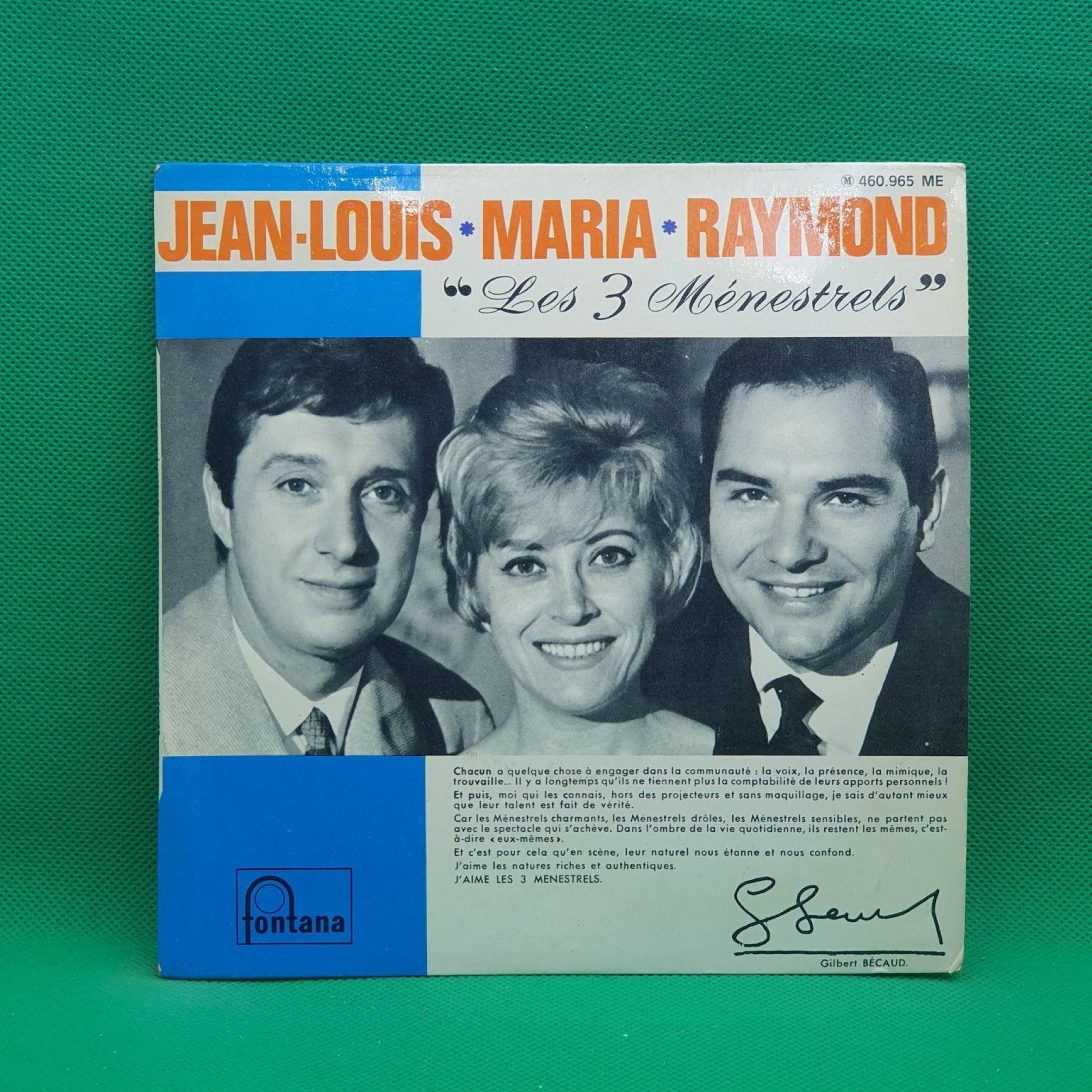 Les Trois Ménestrels ‎– Jean - Louis - Maria - Raymond - Vinyl Store Online