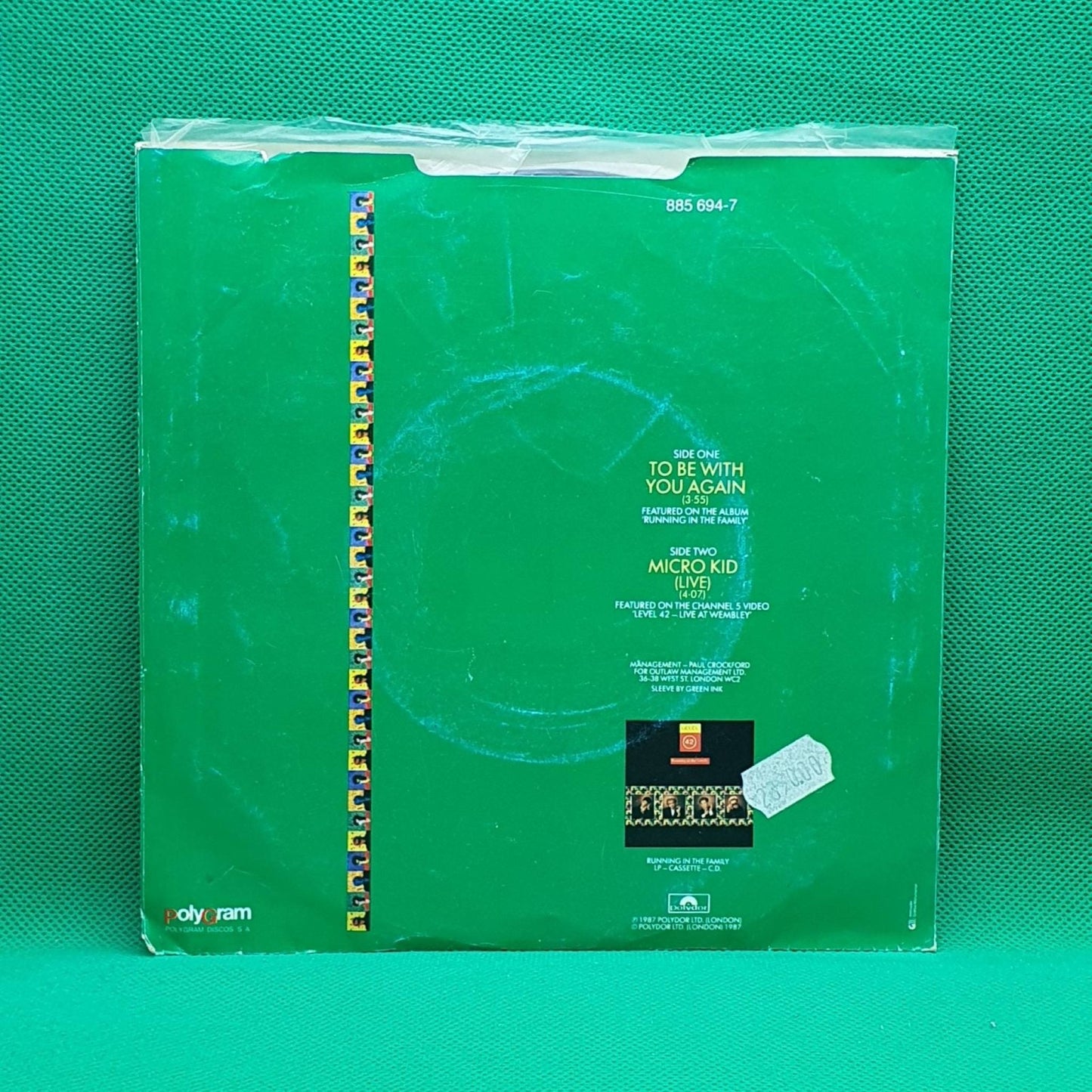 Level 42 ‎– To Be With You Again - Vinyl Store Online