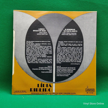 Lídia Ribeiro ‎– Lisboa Braço De Mar - Vinyl Store Online
