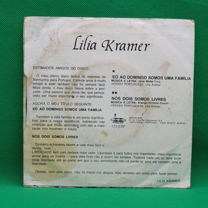 Lilia Kramer ‎– Só Ao Domingo Somos Uma Familia - Vinyl Store Online