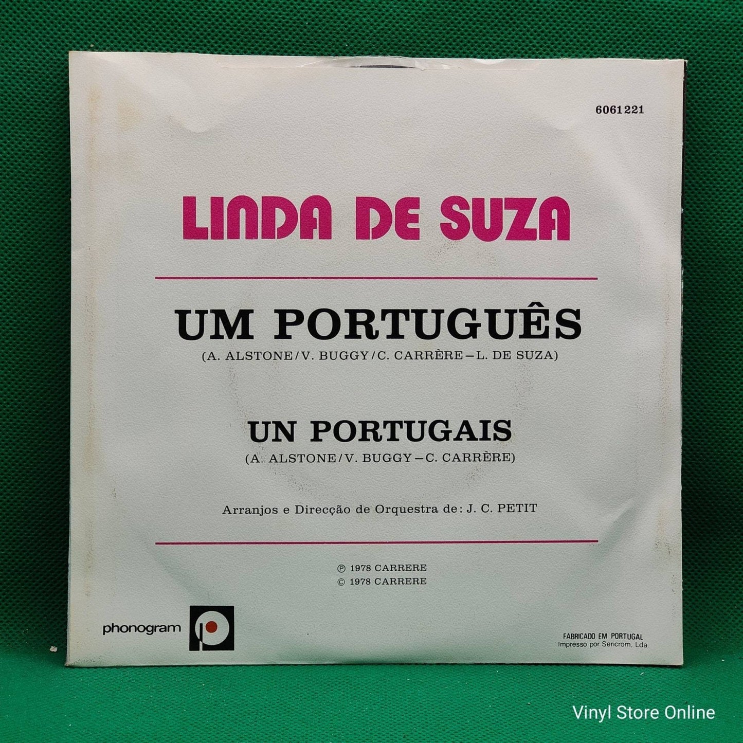 Linda De Suza ‎– Um Português - Vinyl Store Online