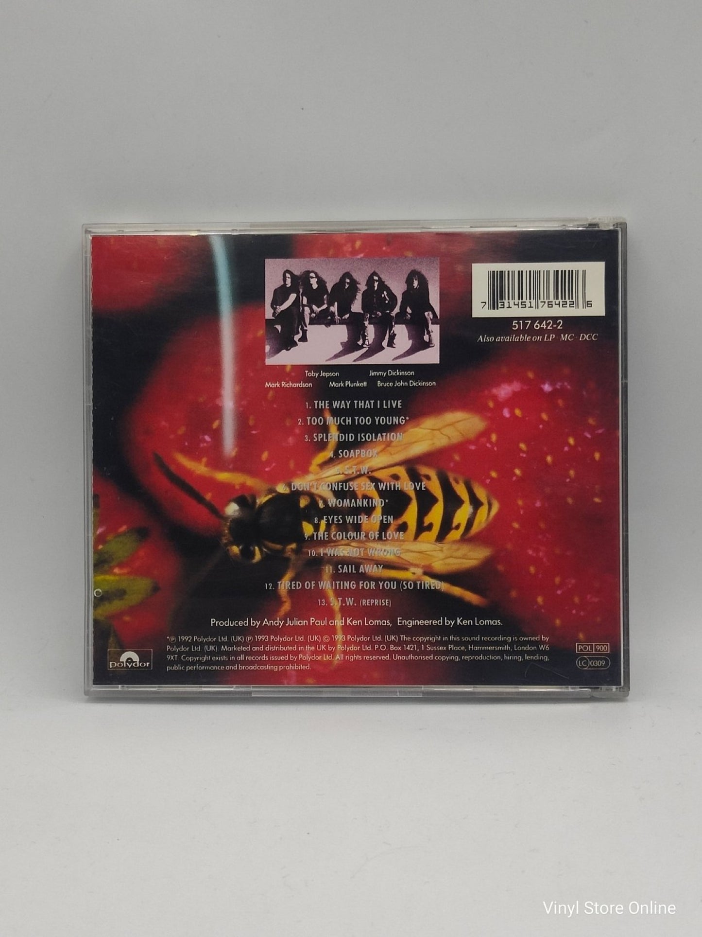 Little Angels ‎– Jam - Vinyl Store Online