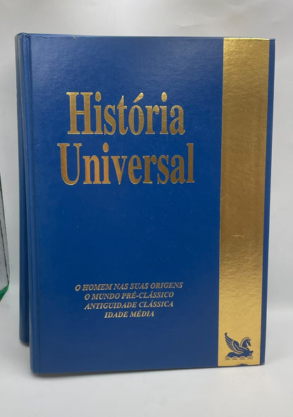 Lote de livros- História Universal vol.1 e 2 · fotografia 2