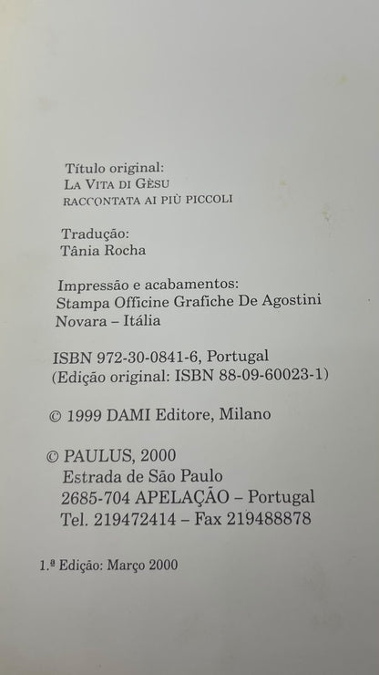 Livro- A vida de Jesus contada aos mais novos · fotografia 5