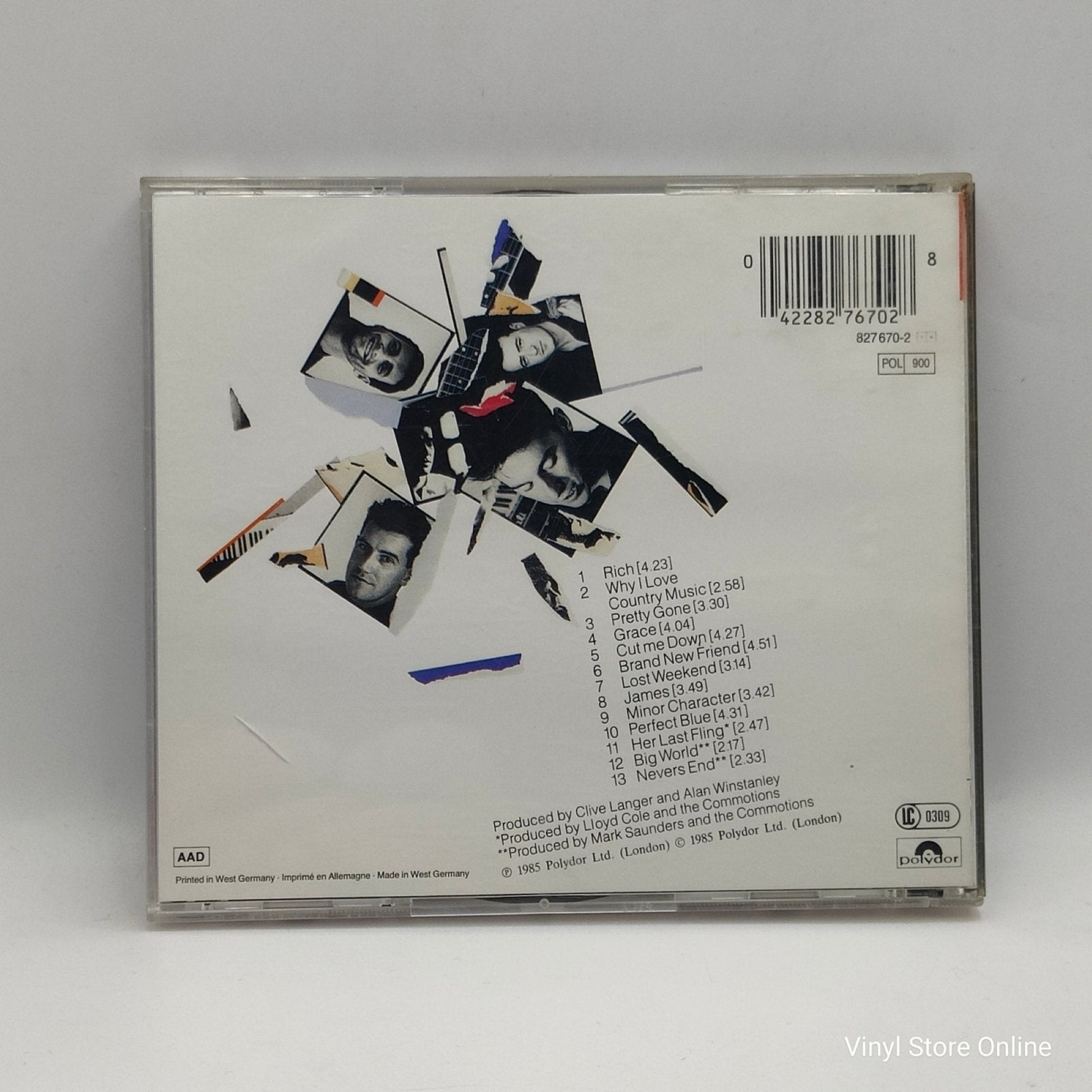 Lloyd Cole & The Commotions ‎– Easy Pieces - Vinyl Store Online