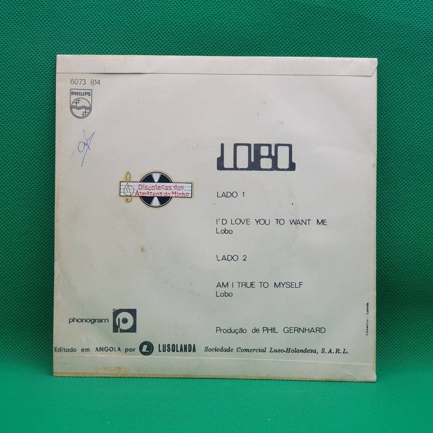 Lobo ‎– I'd Love You To Want Me - Vinyl Store Online