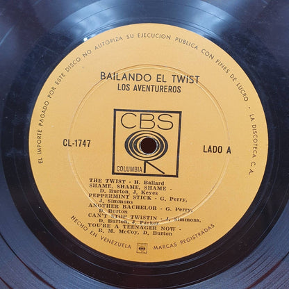 Los Aventureros ‎– Bailando El Twist - Vinyl Store Online