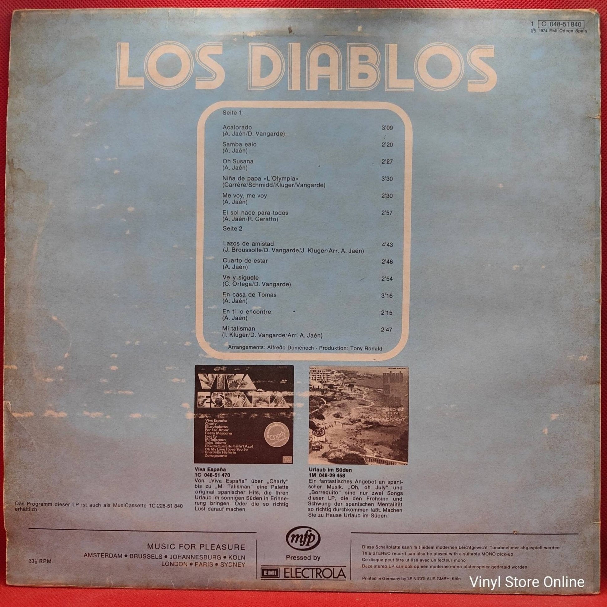 Los Diablos – Acalorado - Vinyl Store Online