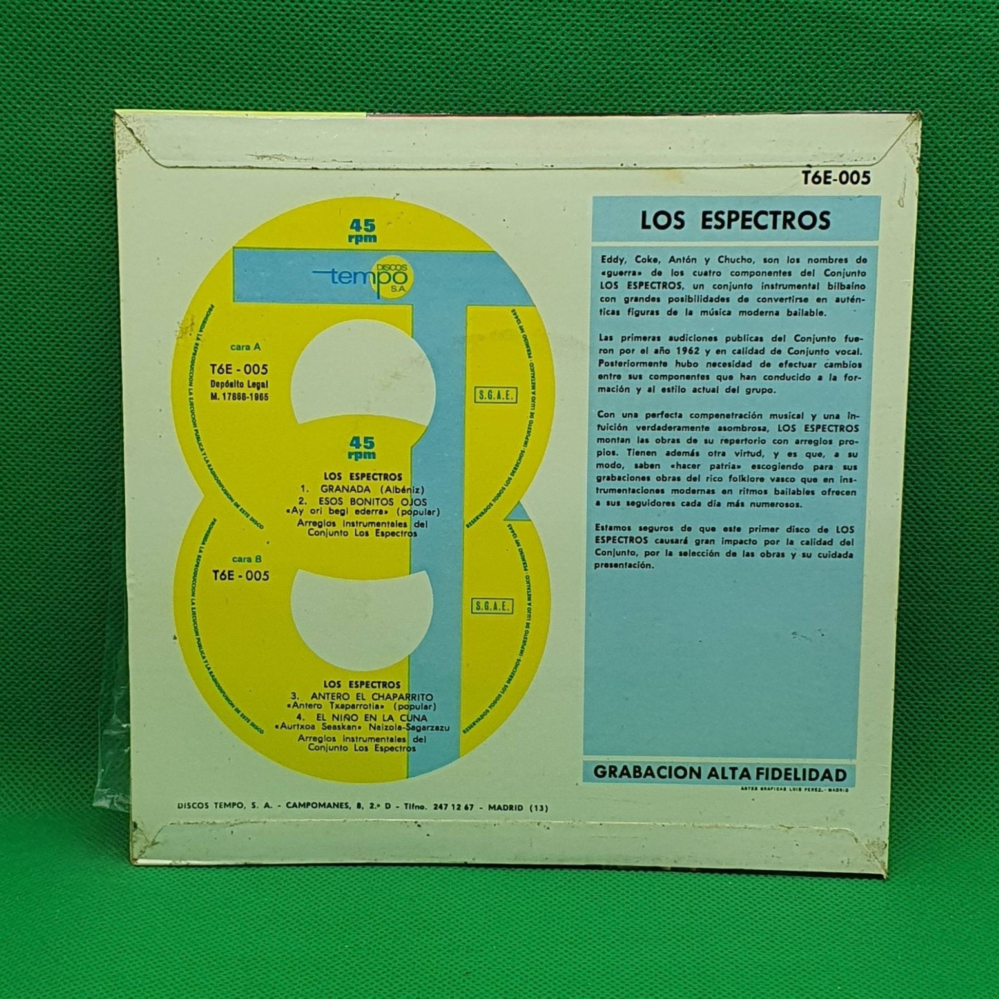 Los Espectros ‎– Granada - Vinyl Store Online