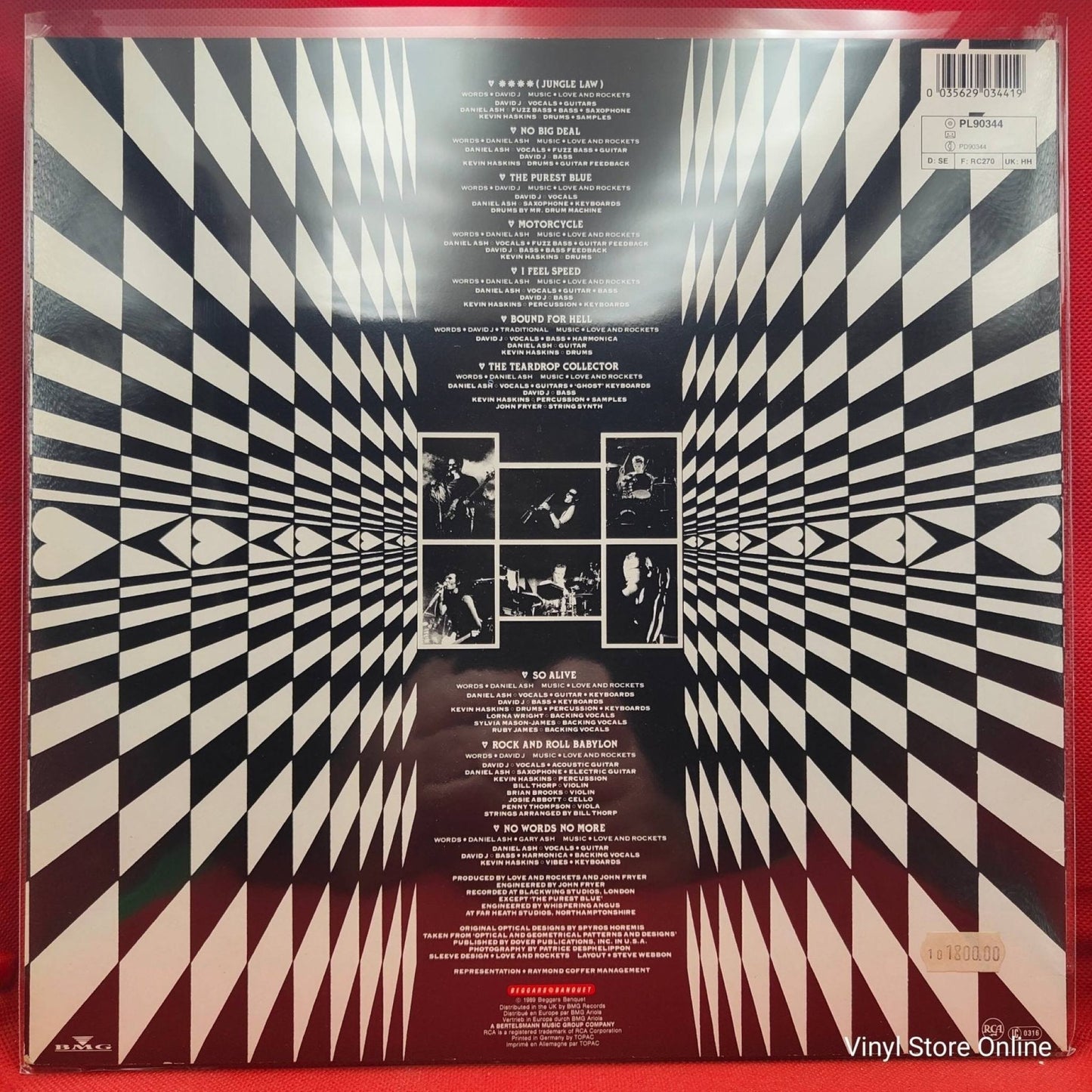 Love And Rockets ‎– Love And Rockets - Vinyl Store Online