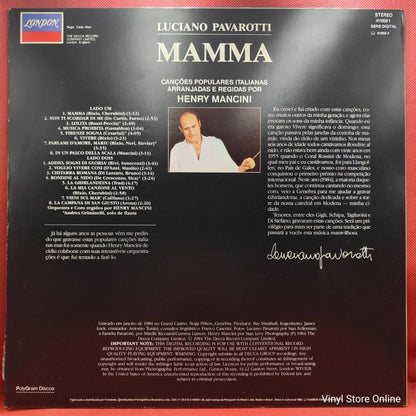 Luciano Pavarotti / Henry Mancini ‎– Mamma - Vinyl Store Online