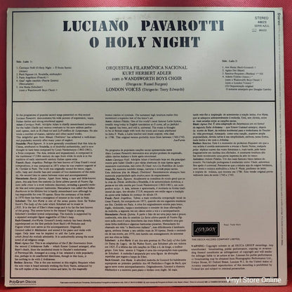 Luciano Pavarotti - O Holy Night - Vinyl Store Online