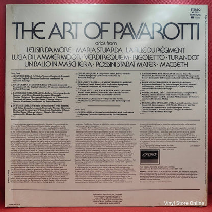 Luciano Pavarotti ‎– The Art Of Pavarotti - Vinyl Store Online