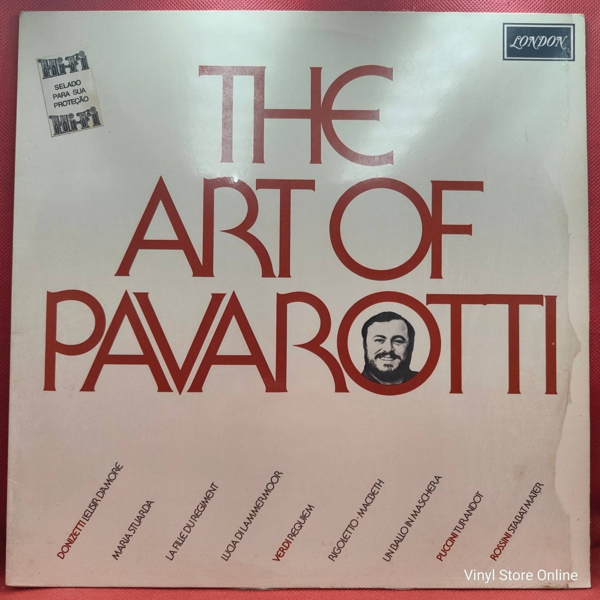 Luciano Pavarotti ‎– The Art Of Pavarotti - Vinyl Store Online