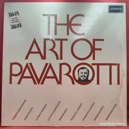Luciano Pavarotti ‎– The Art Of Pavarotti - Vinyl Store Online