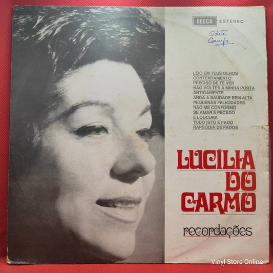 Lucília Do Carmo ‎– Recordações - Vinyl Store Online