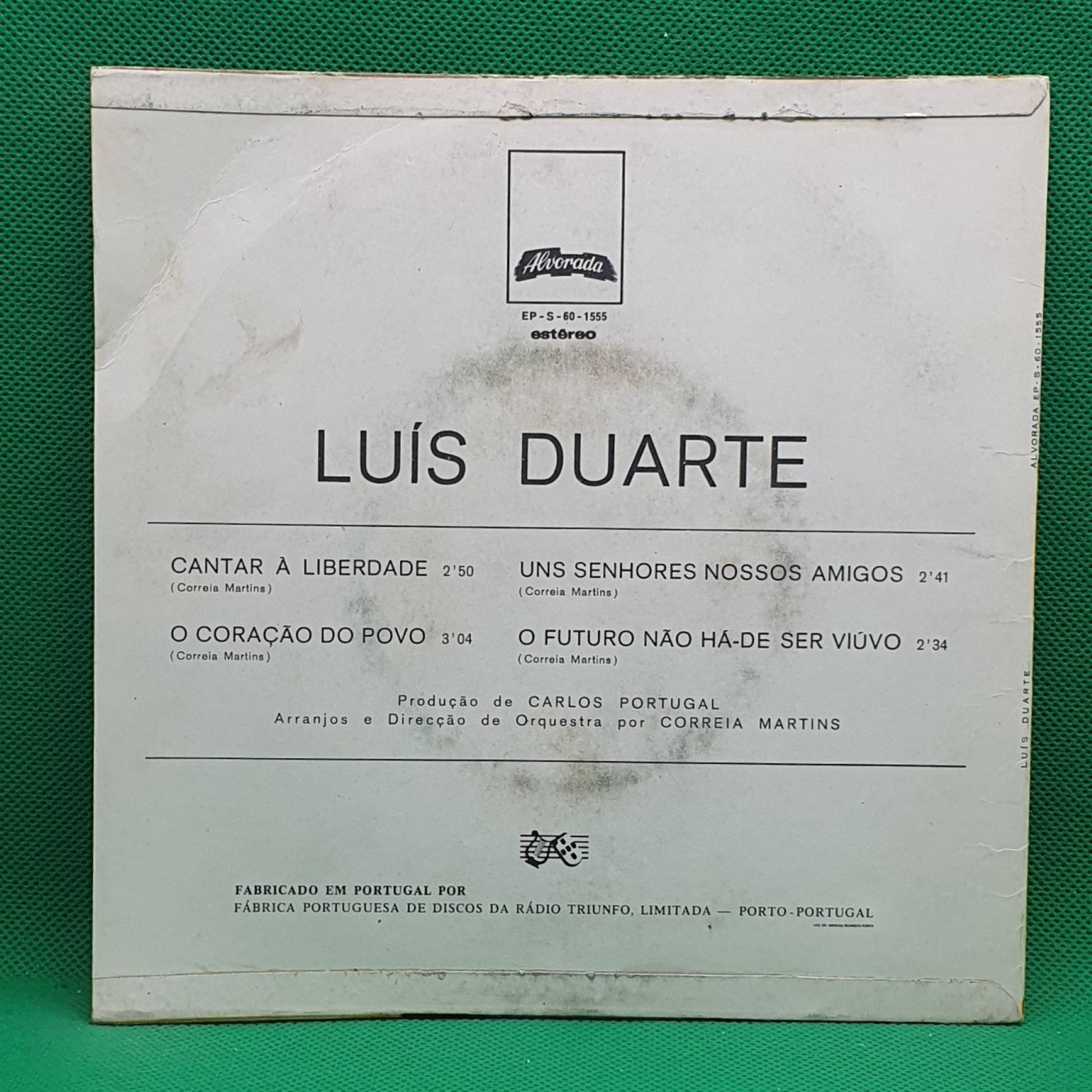 Luis Duarte ‎– Cantar A Liberdade - Vinyl Store Online