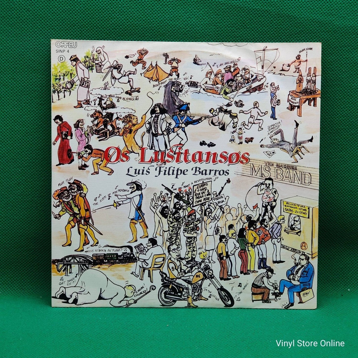 Luis Filipe Barros ‎– Os Lusitansos - Vinyl Store Online