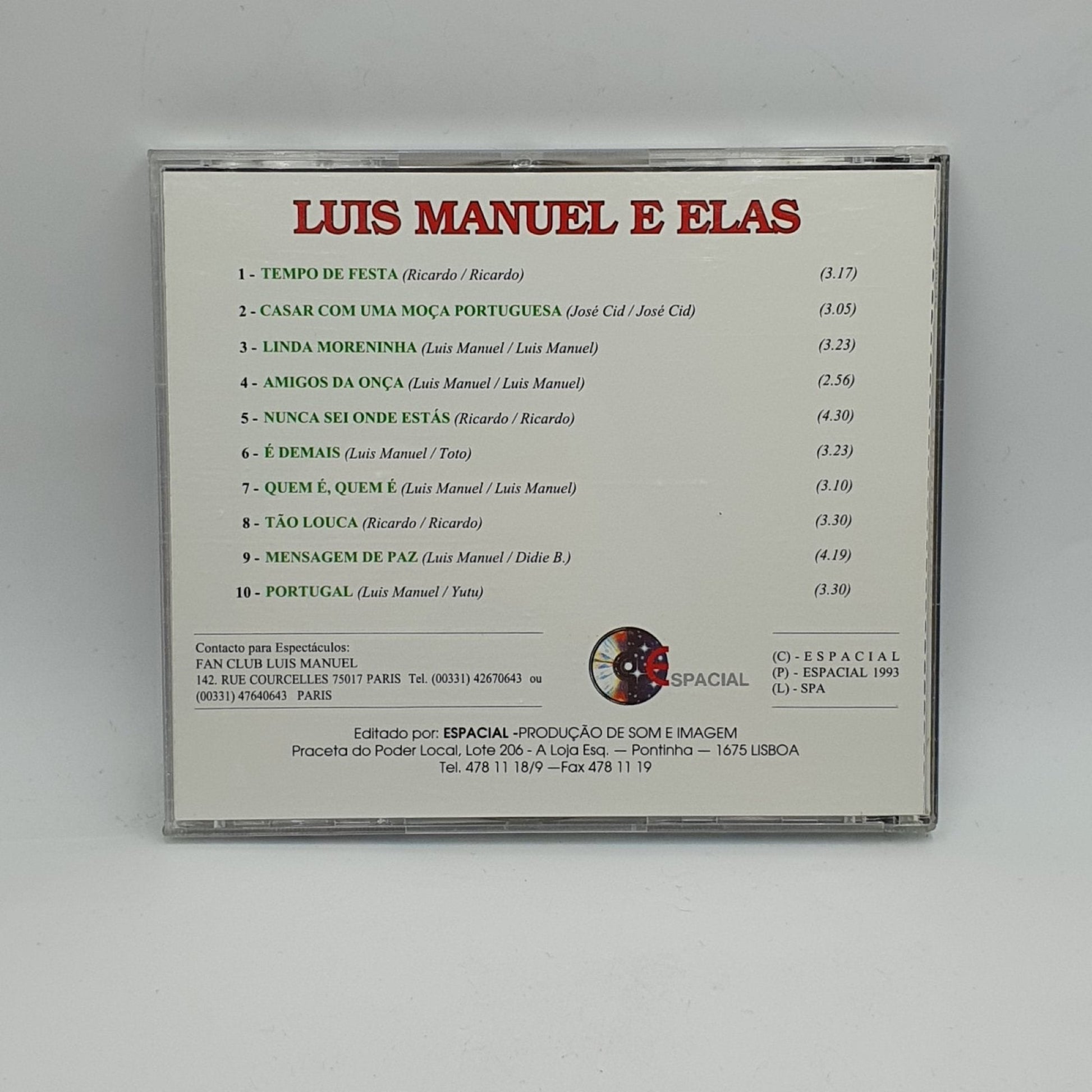 Luís Manuel E Elas ‎– Tempo De Festa - Vinyl Store Online