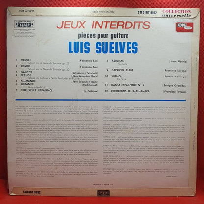 Luis Suelves ‎– Pièces Pour Guitares (Jeux Interdits) - Vinyl Store Online