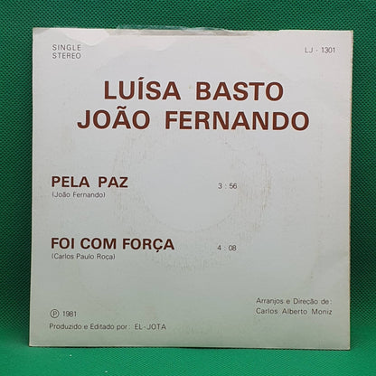 Luisa Basto, João Fernando ‎– Pela Paz - Vinyl Store Online