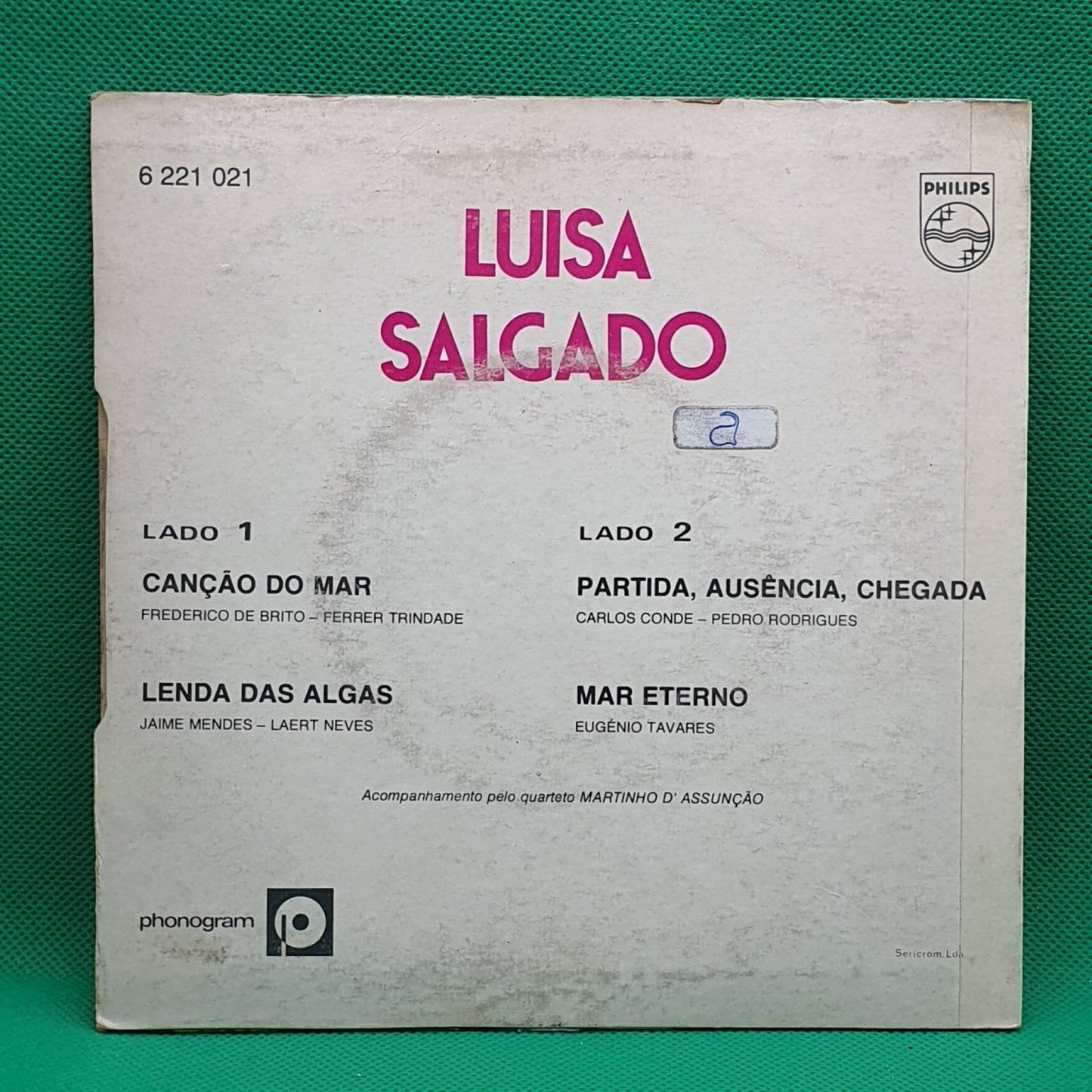 Luísa Salgado ‎– Canção Do Mar - Vinyl Store Online