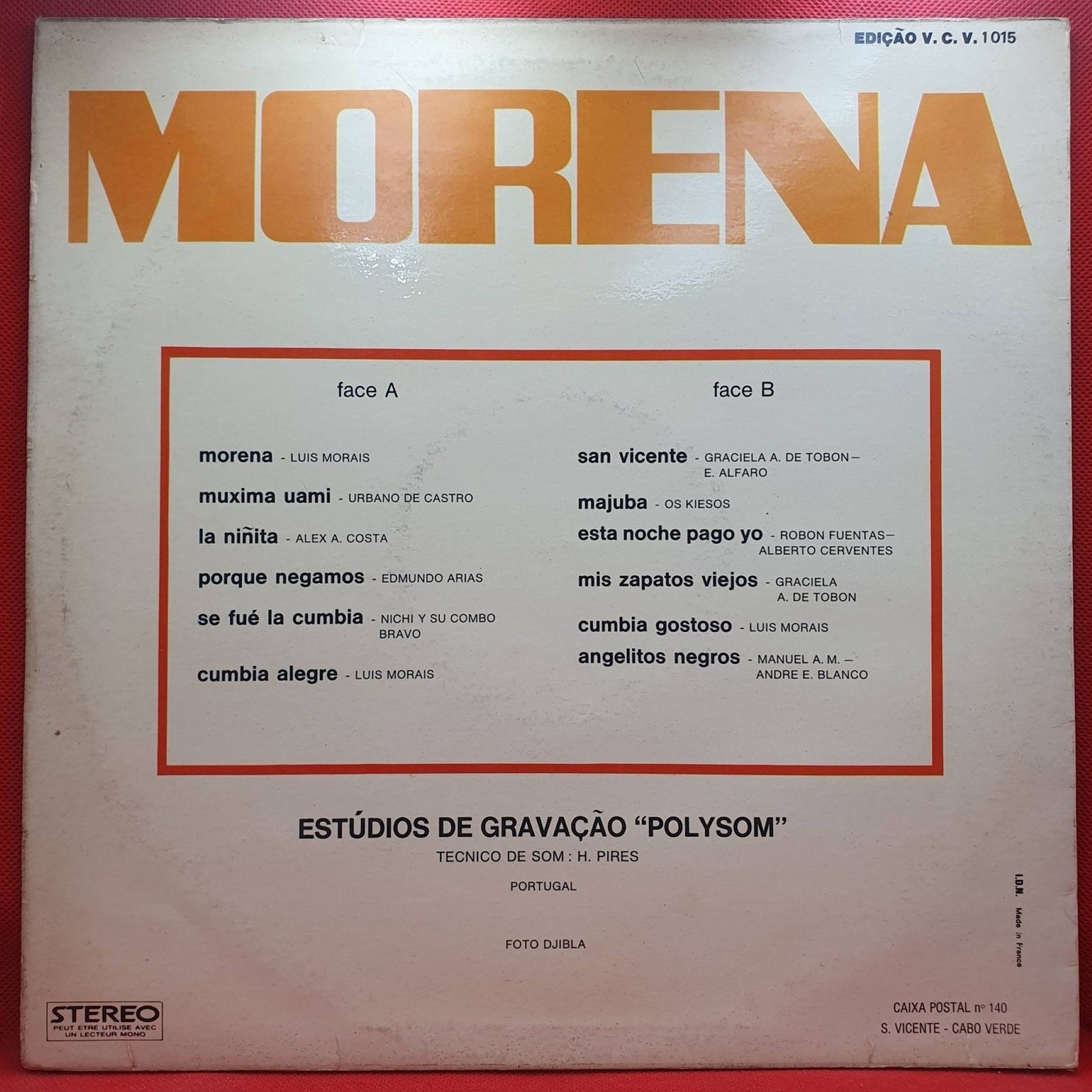 Luiz Morais ‎– Morena - Vinyl Store Online