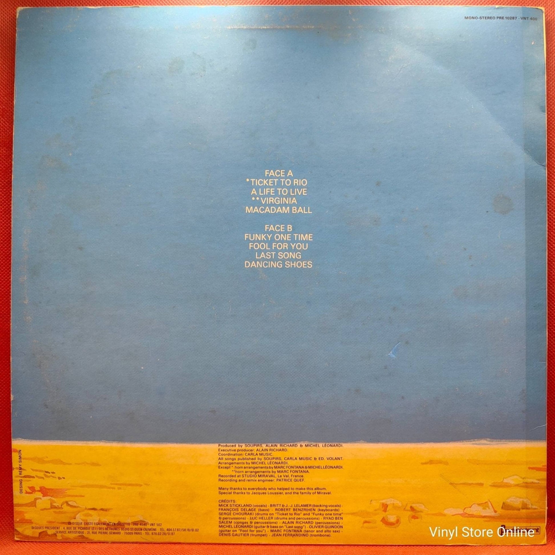 Macadam ‎– Ticket To Rio - Vinyl Store Online