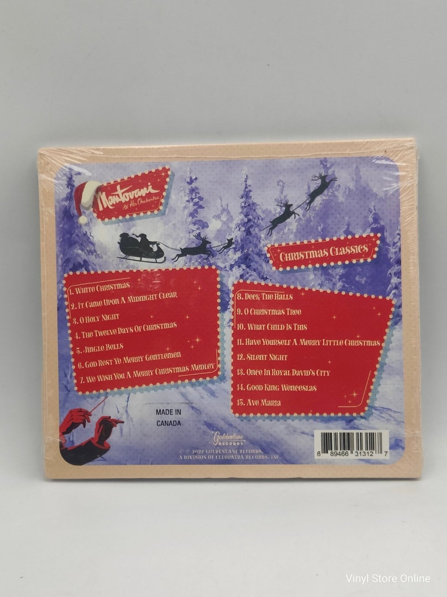 Mantovani & His Orchestra ‎– Christmas Classics - Vinyl Store Online