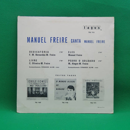 Manuel Freire ‎– Canta Manuel Freire - Vinyl Store Online