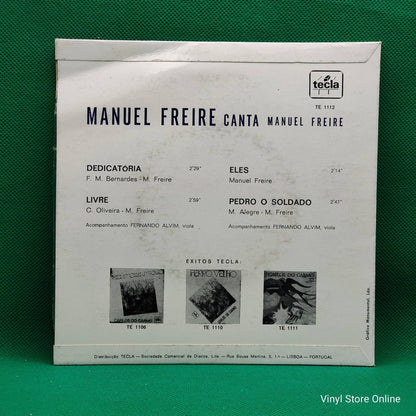 Manuel Freire ‎– Canta Manuel Freire - Vinyl Store Online