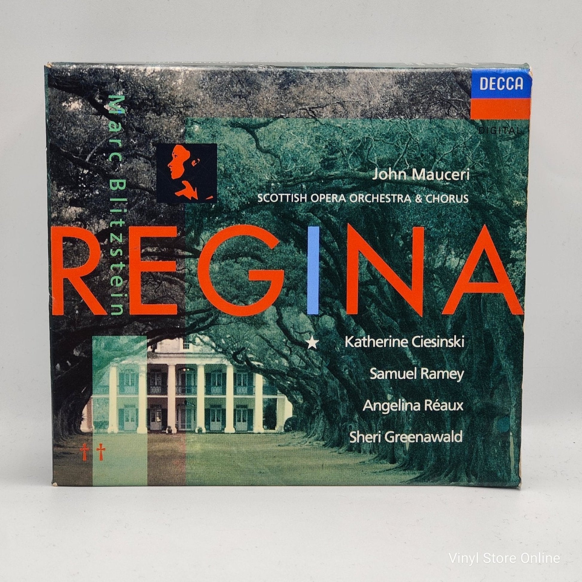 Marc Blitzstein - John Mauceri Conducting The Scottish Opera Orchestra ‎– Regina - Vinyl Store Online
