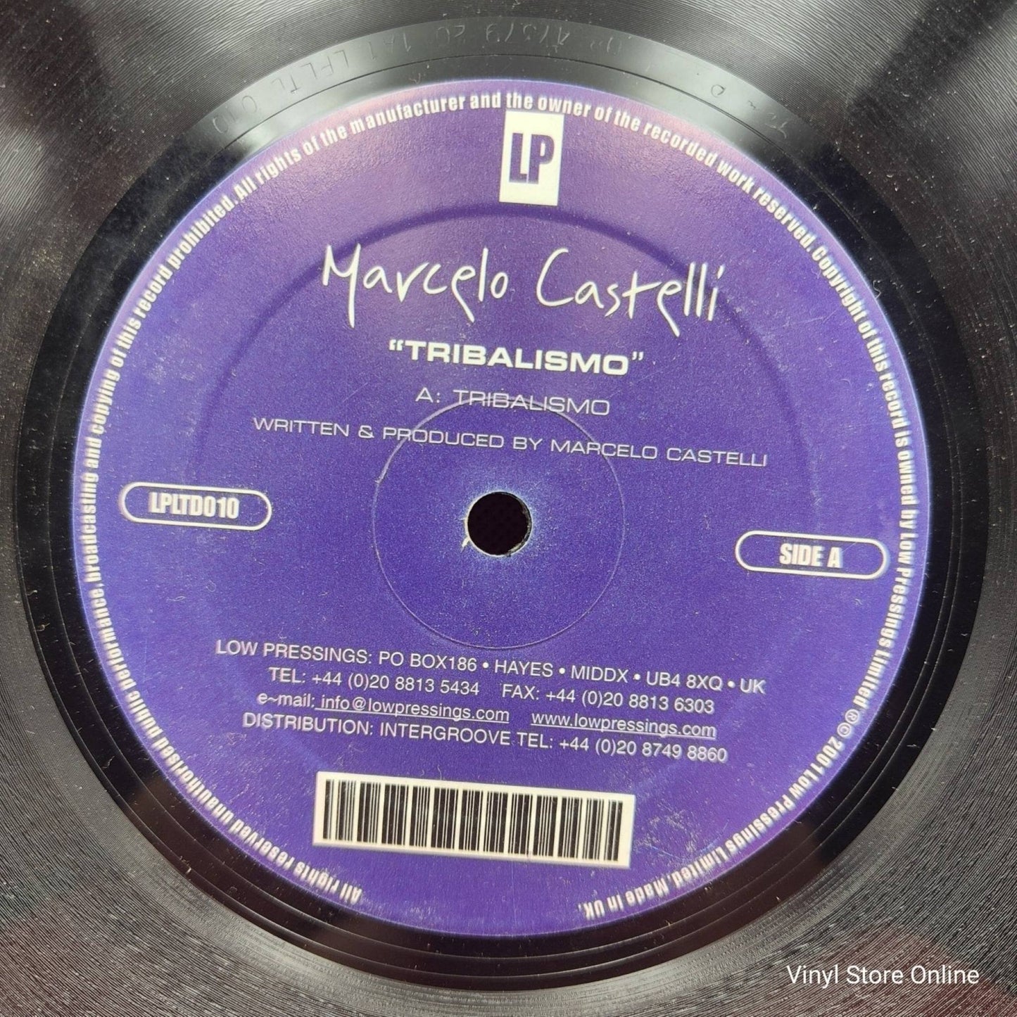 Marcelo Castelli ‎– Tribalismo - Vinyl Store Online