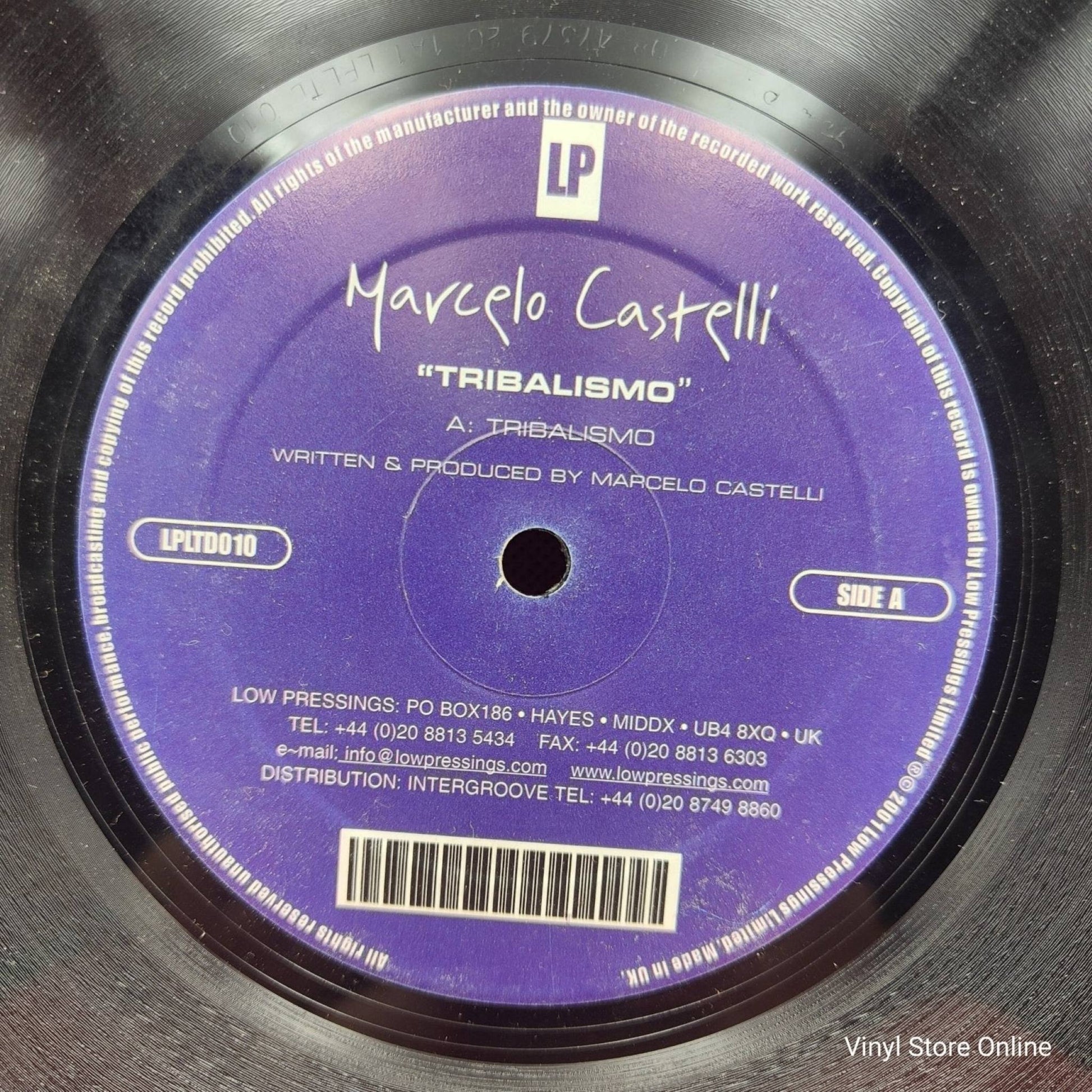 Marcelo Castelli ‎– Tribalismo - Vinyl Store Online