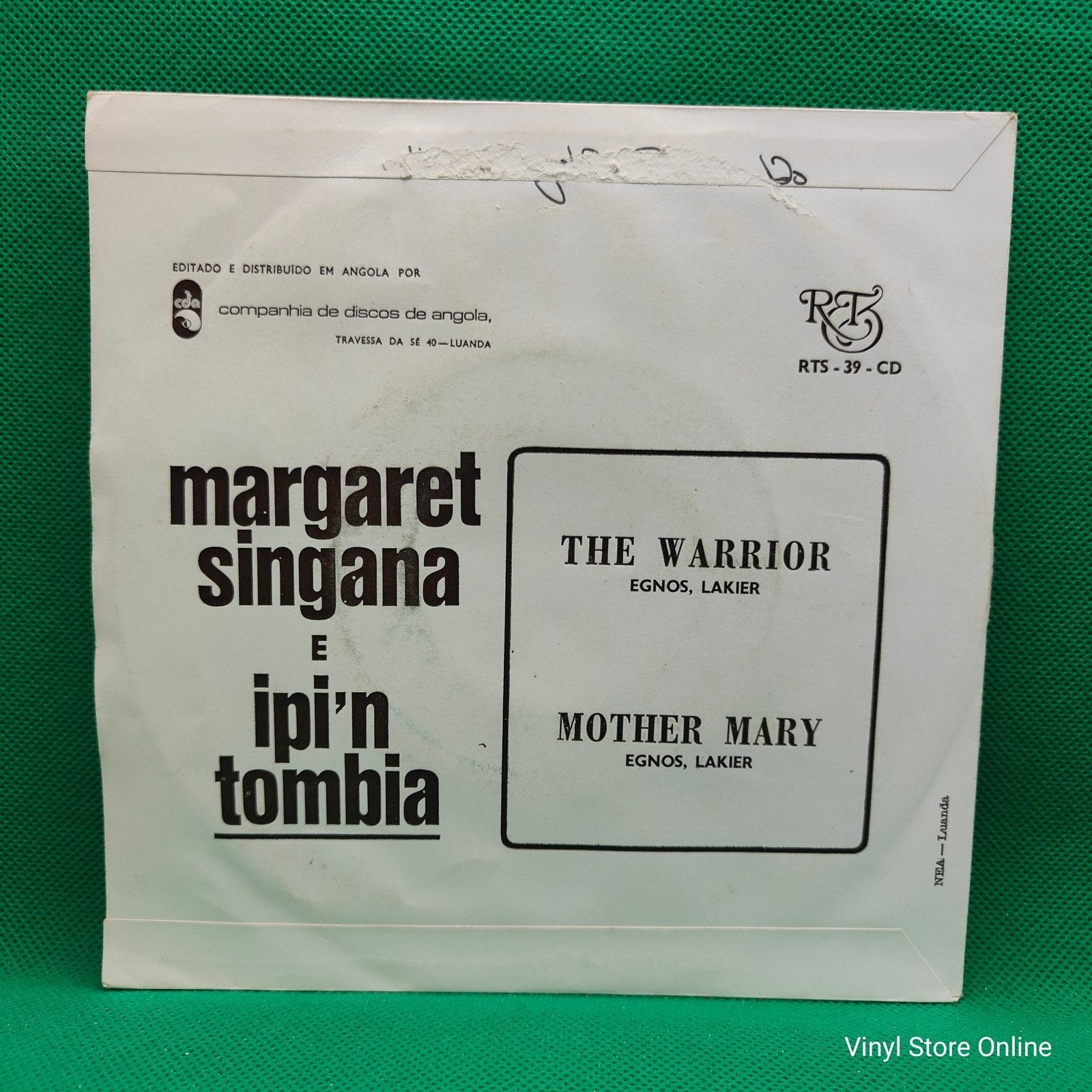 Margaret Singana With Ipi 'N Tombia* ‎– The Warrior / Mother Mary - Vinyl Store Online