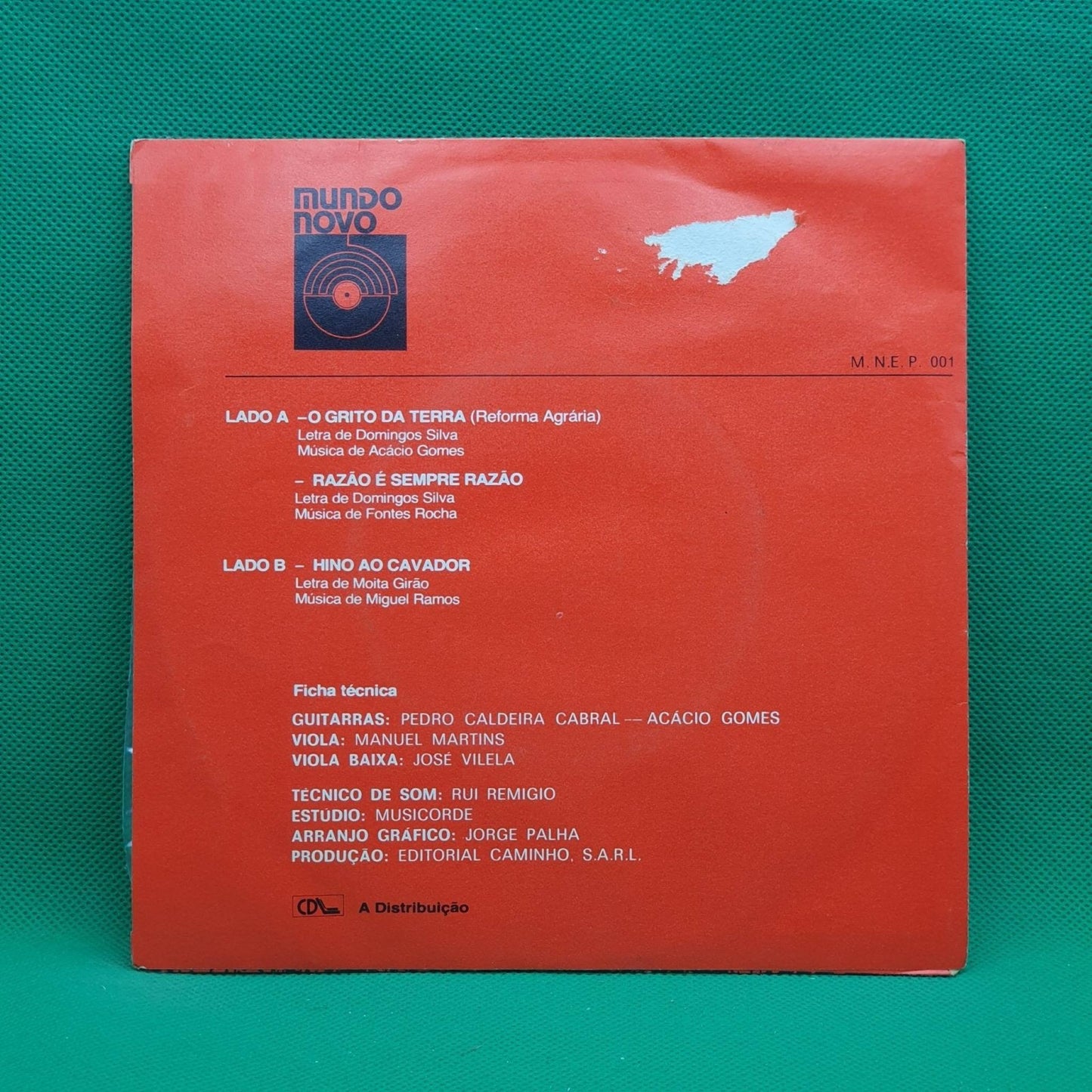 Maria Amélia Proença ‎– O Grito Da Terra - Vinyl Store Online