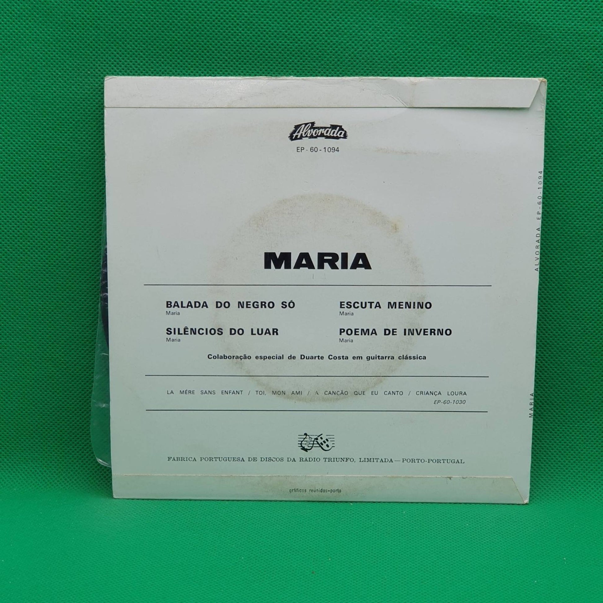 Maria ‎– Balada Do Negro Só - Vinyl Store Online