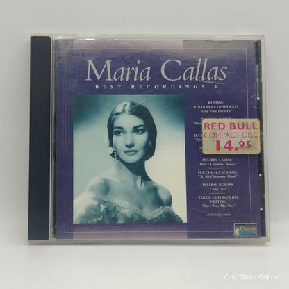 Maria Callas ‎– Best Recordings 1 - Vinyl Store Online