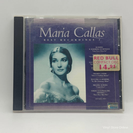 Maria Callas ‎– Best Recordings 1 - Vinyl Store Online