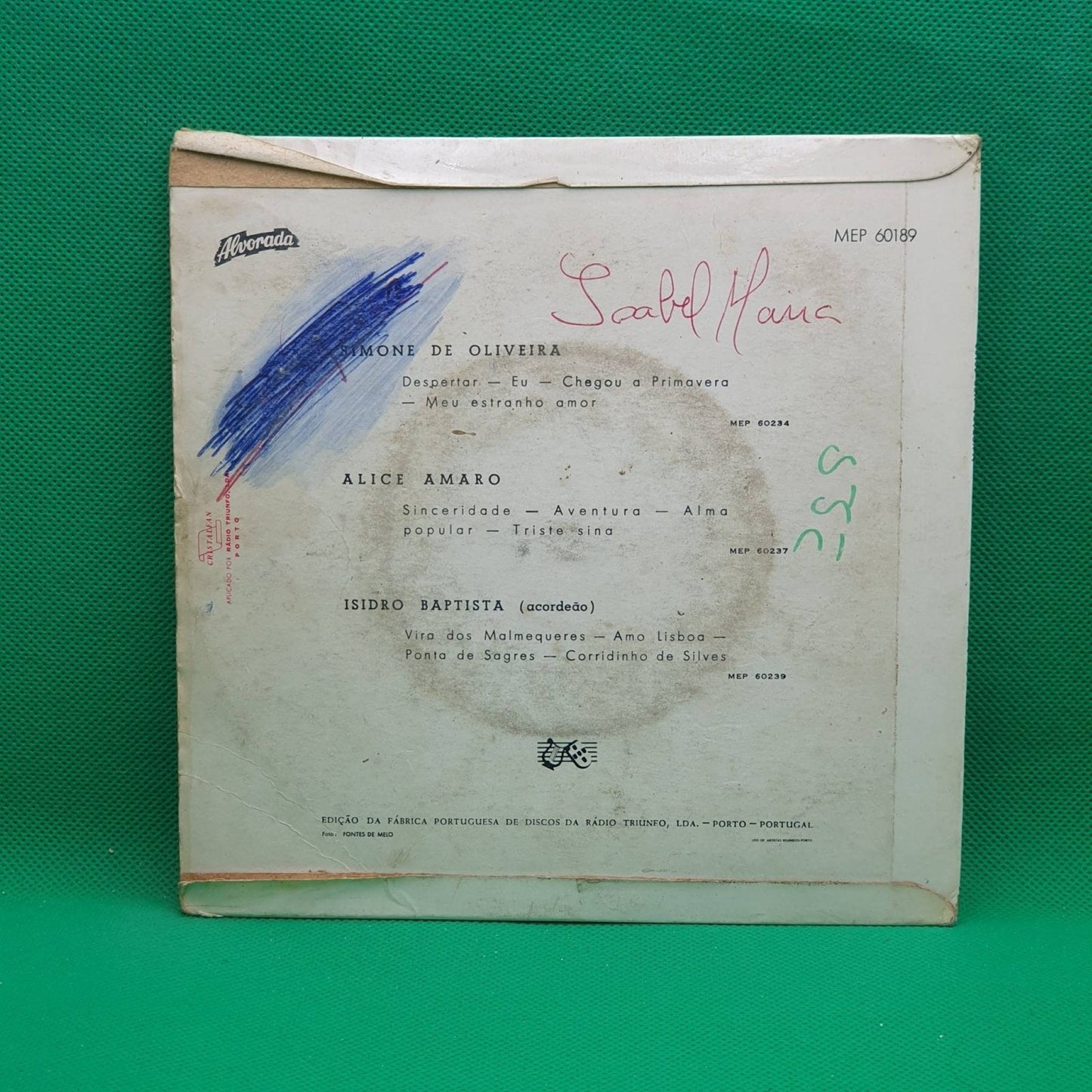 Maria Clara ‎– Manhä De Sto António - Vinyl Store Online