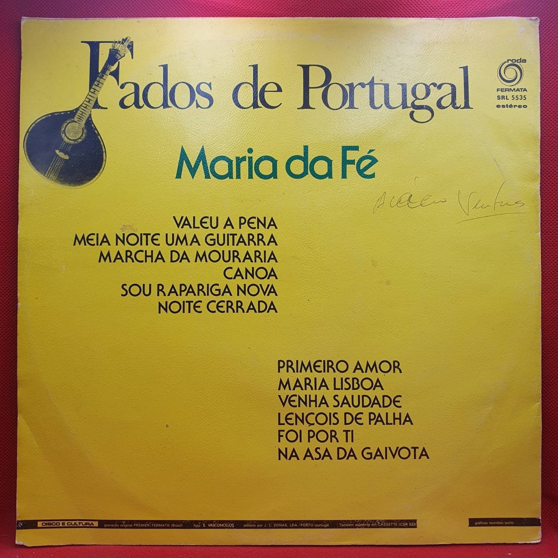 Maria Da Fé ‎– Fados De Portugal - Vinyl Store Online