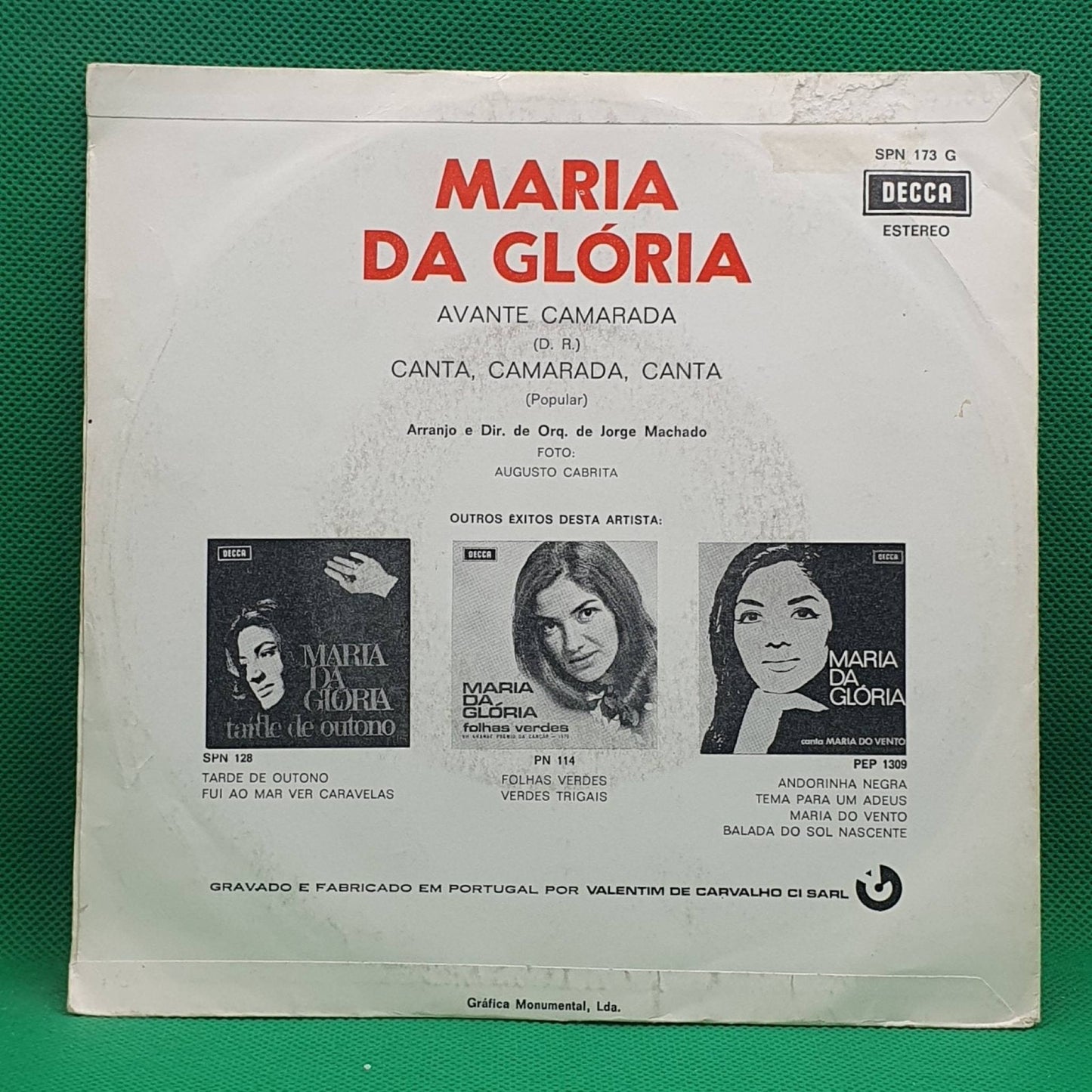 Maria Da Glória ‎– Avante Camarada / Canta, Camarada, Canta - Vinyl Store Online