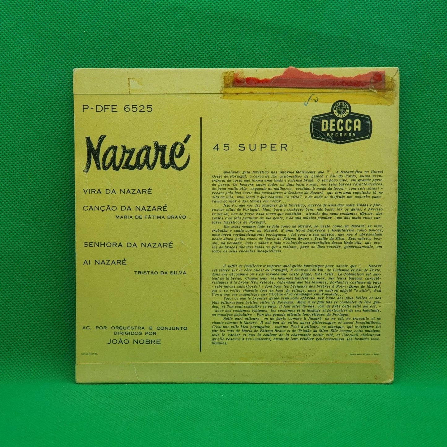 Maria de Fátima Bravo, Tristão Da Silva ‎– Nazaré - Vinyl Store Online
