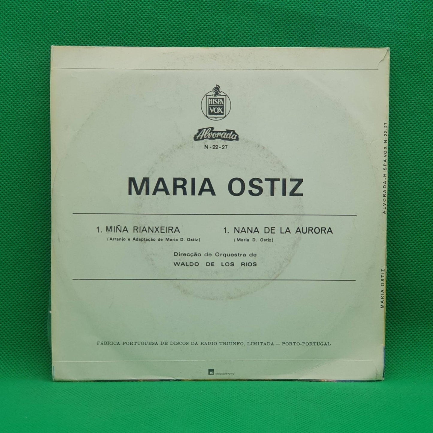 Maria Ostiz ‎– Miña Rianxeira / Nana De La Aurora - Vinyl Store Online